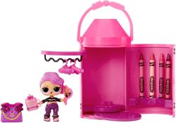 MGA L.O.L. Surprise! Loves Crayola návrhářský set panenka s pastelkami s překvapením