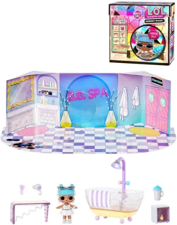 MGA L.O.L. Surprise! Nábytek koupelna herní set s panenkou 10 překvapení MGA L.O.L. Surprise! Nábytek koupelna herní set s panenkou 10 překvapení