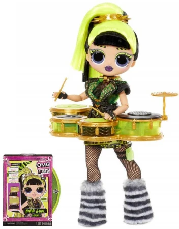 MGA L.O.L. Surprise! OMG ReMix Rock Velká ségra panenka Bhad Gurl 15 překvapení