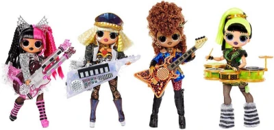 MGA L.O.L. Surprise! OMG ReMix Rock Velká ségra panenka Bhad Gurl 15 překvapení