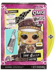 MGA L.O.L. Surprise! OMG ReMix Rock Velká ségra panenka Fame Queen 15 překvapení