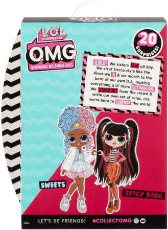 MGA L.O.L. Surprise! OMG Velká ségra SPICY BABE panenka 20 překvapení
