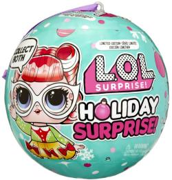MGA L.O.L. Surprise! Panenka Holiday sváteční vánoční 8 překvapení 2 druhy v kouli