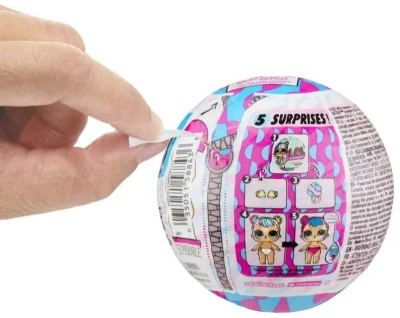 MGA L.O.L. Surprise! Panenka Sooo Mini! sestřička s drdůlky a překvapením 12 druhů v kouli