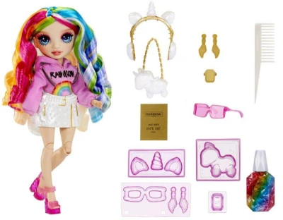 MGA RAINBOW HIGH Creative Crystals fashion panenka Amaya Raine s doplňky