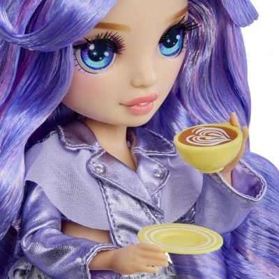 MGA RAINBOW HIGH Fashion panenka Violet v Paříži set s doplňky