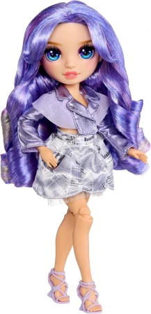 MGA RAINBOW HIGH Fashion panenka Violet v Paříži set s doplňky