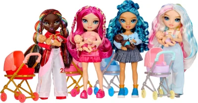 MGA RAINBOW HIGH Junior fashion panenka Stella chůva set s doplňky