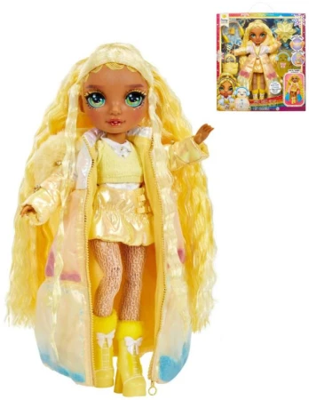 MGA RAINBOW HIGH Zimní fashion panenka Sunny Madison set s doplňky MGA RAINBOW HIGH Zimní fashion panenka Sunny Madison set s doplňky