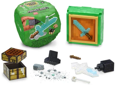 MGA‘s Miniverse Make It Mini Minecraft s překvapením různé druhy v krychli MGA‘s Miniverse Make It Mini Minecraft s překvapením různé druhy v krychli