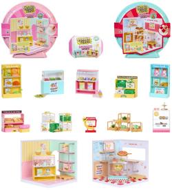 MGAs Mini Verse nábytek s doplňky k sestavení do místností s překvapením