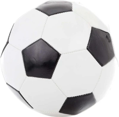 Míč fotbalový vel.5 kopačák 20cm šitý balon na kopanou