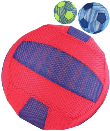 Míč Game Time soft textilní 23cm (fotbalový) 3 druhy v síťce Míč Game Time soft textilní 23cm (fotbalový) 3 druhy v síťce