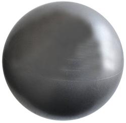 Míč overball 260mm stříbrný fitness gymball rehabilitační do 100kg