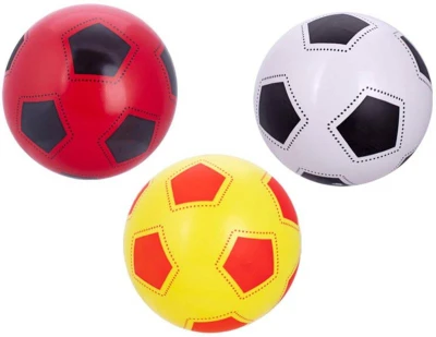 Míč soft 23cm s potiskem fotbal 3 barvy pro miminko Míč soft 23cm s potiskem fotbal 3 barvy pro miminko