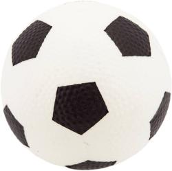 Míček gumový 12cm s potiskem (fotbalový kopačák) 6 barev