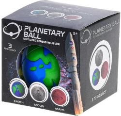 Míček měkký antistresový senzorický NASA 7cm planety 3 druhy v krabici
