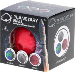 Míček měkký antistresový senzorický NASA 7cm planety 3 druhy v krabici