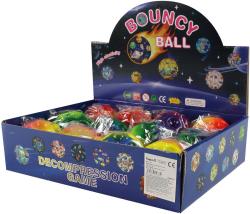 Míček skákací hopík 7cm duhový balónek skákačák různé barvy