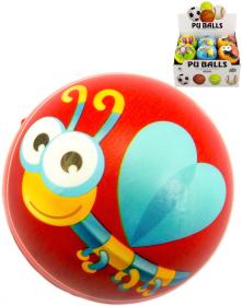 Míček soft pěnový zvířátko 10cm veselý balonek s potiskem 6 druhů Míček soft pěnový zvířátko 10cm veselý balonek s potiskem 6 druhů