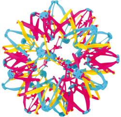 Míček Starbust hmatový senzorický rozložitelný se změnou velikosti