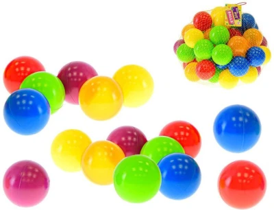 Míčky baby barevné 6cm do hracího koutu / bazénku set 50ks pro miminko Míčky baby barevné 6cm do hracího koutu / bazénku set 50ks pro miminko