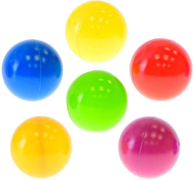 Míčky baby barevné 6cm do hracího koutu / bazénku set 50ks pro miminko