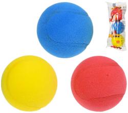 Míčky na soft tenis barevné pěnové 7cm molitanové tenisáky set 3ks sáček Míčky na soft tenis barevné pěnové 7cm molitanové tenisáky set 3ks sáček
