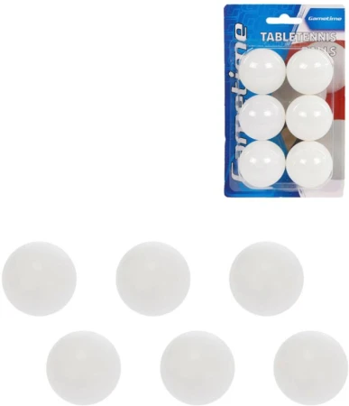 Míčky na stolní tenis 2-Play ping pong set 6ks na kartě plast Míčky na stolní tenis 2-Play ping pong set 6ks na kartě plast