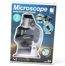 Mikroskop dětský barevný pozorování přes mobilní telefon