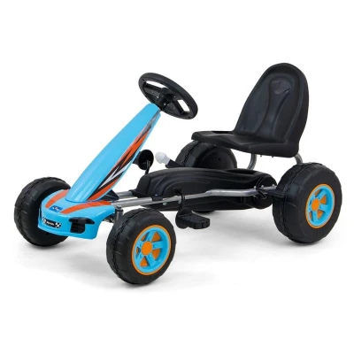 Milly Mally Dětská šlapací motokára Go-kart Viper modrá