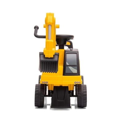 Milly Mally Dětské odrážedlo bagr se zvukem CAT Excavator žlutý