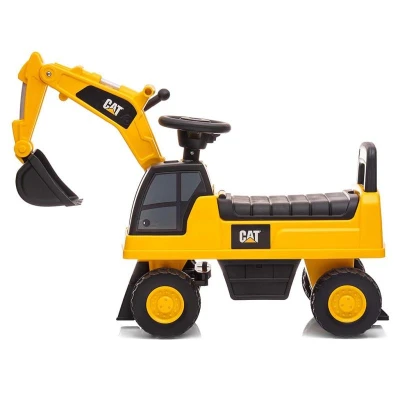 Milly Mally Dětské odrážedlo bagr se zvukem CAT Excavator žlutý