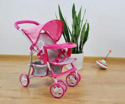 MILLY MALLY Dětský sportovní kočárek pro panenky Kate Prestige Pink