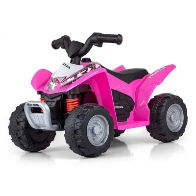 MILLY MALLY Elektrická čtyřkolka Honda ATV růžová MILLY MALLY Elektrická čtyřkolka Honda ATV růžová