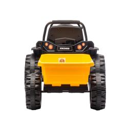 Milly Mally Elektrický traktor s vlečkou Farmer žlutý