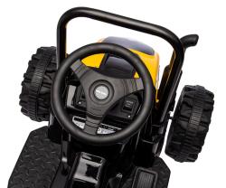 Milly Mally Elektrický traktor s vlečkou Farmer žlutý