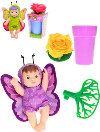 Miminko Babyblooms 13cm panenka květina v květináči 2v1 12 druhů Miminko Babyblooms 13cm panenka květina v květináči 2v1 12 druhů