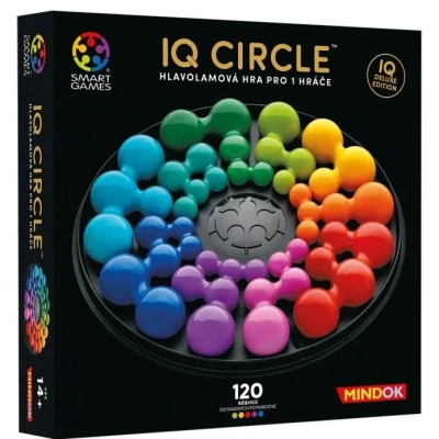 Mindok Hlavolamová hra SMART GAMES IQ Deluxe-Circle 120 rébusů Mindok Hlavolamová hra SMART GAMES IQ Deluxe-Circle 120 rébusů