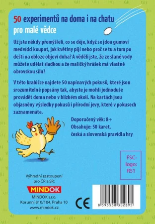Mindok HRA 50 experimentů na doma i na chatu