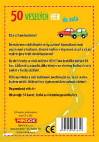 Mindok HRA 50 Veselých her do auta (společenská hra)