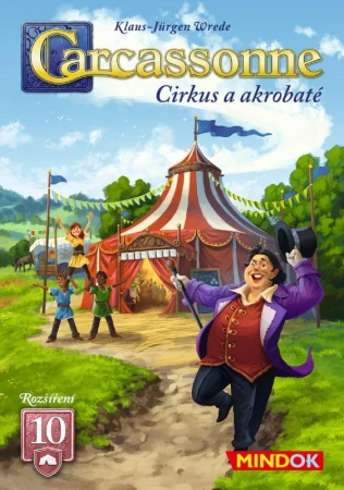 Mindok HRA Carcassonne: Cirkus a akrobaté 10. rozšíření (2025)