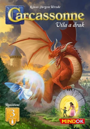 Mindok HRA Carcassonne: Víla a drak 3. rozšíření (2025) Mindok HRA Carcassonne: Víla a drak 3. rozšíření (2025)