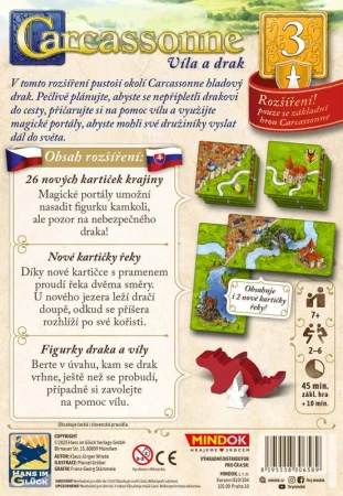 Mindok HRA Carcassonne: Víla a drak 3. rozšíření (2025)