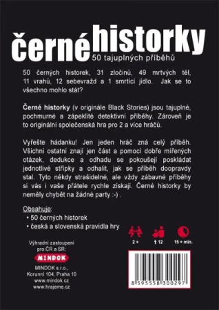 Mindok HRA Černé historky 1.díl (společenská hra)
