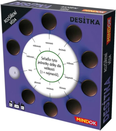 Mindok HRA Desítka věda (rozšíření) (společenská hra) Mindok HRA Desítka věda (rozšíření) (společenská hra)