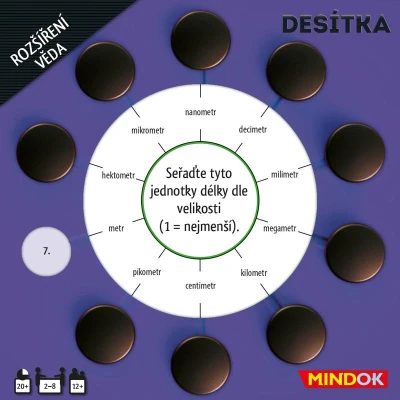 Mindok HRA Desítka věda (rozšíření) (společenská hra)
