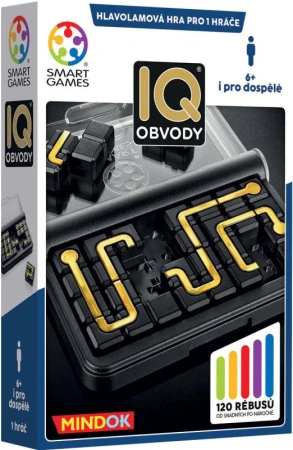 Mindok HRA IQ Smart Obvody 120 rébusů hlavolam Mindok HRA IQ Smart Obvody 120 rébusů hlavolam