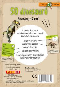 Mindok HRA kvízová Expedice Příroda: 50 druhů dinosaurů naučná