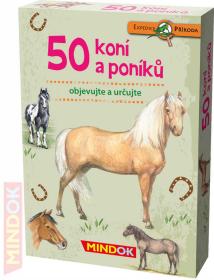 Mindok HRA kvízová Expedice Příroda: 50 koní a poníků naučná